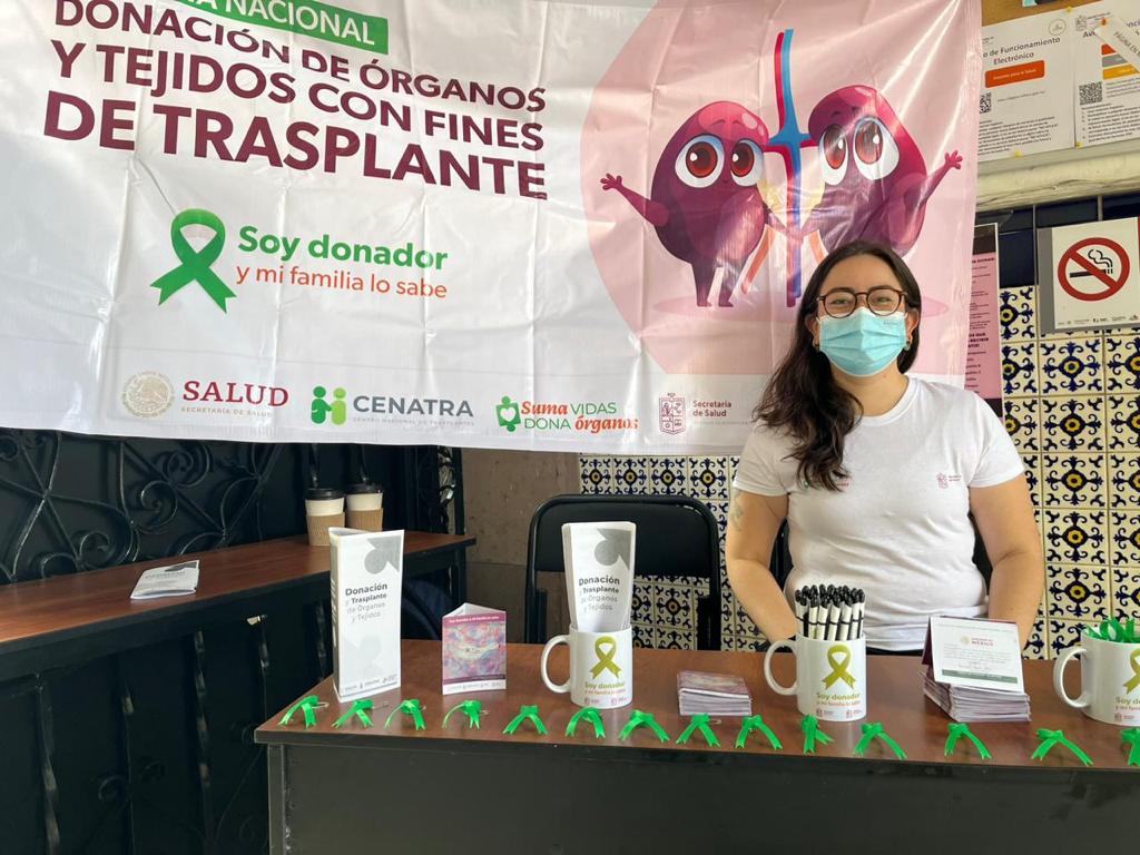 SALUD Promueve Coetra donación y trasplante de órganos con concurso