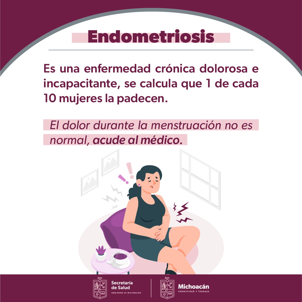 IMM (Instituto Médico de la Mujer) - 👩‍⚕ La endometriosis provoca una  serie de dolores en las mujeres que la padecen que les impiden vivir una  vida en bienestar sin el tratamiento