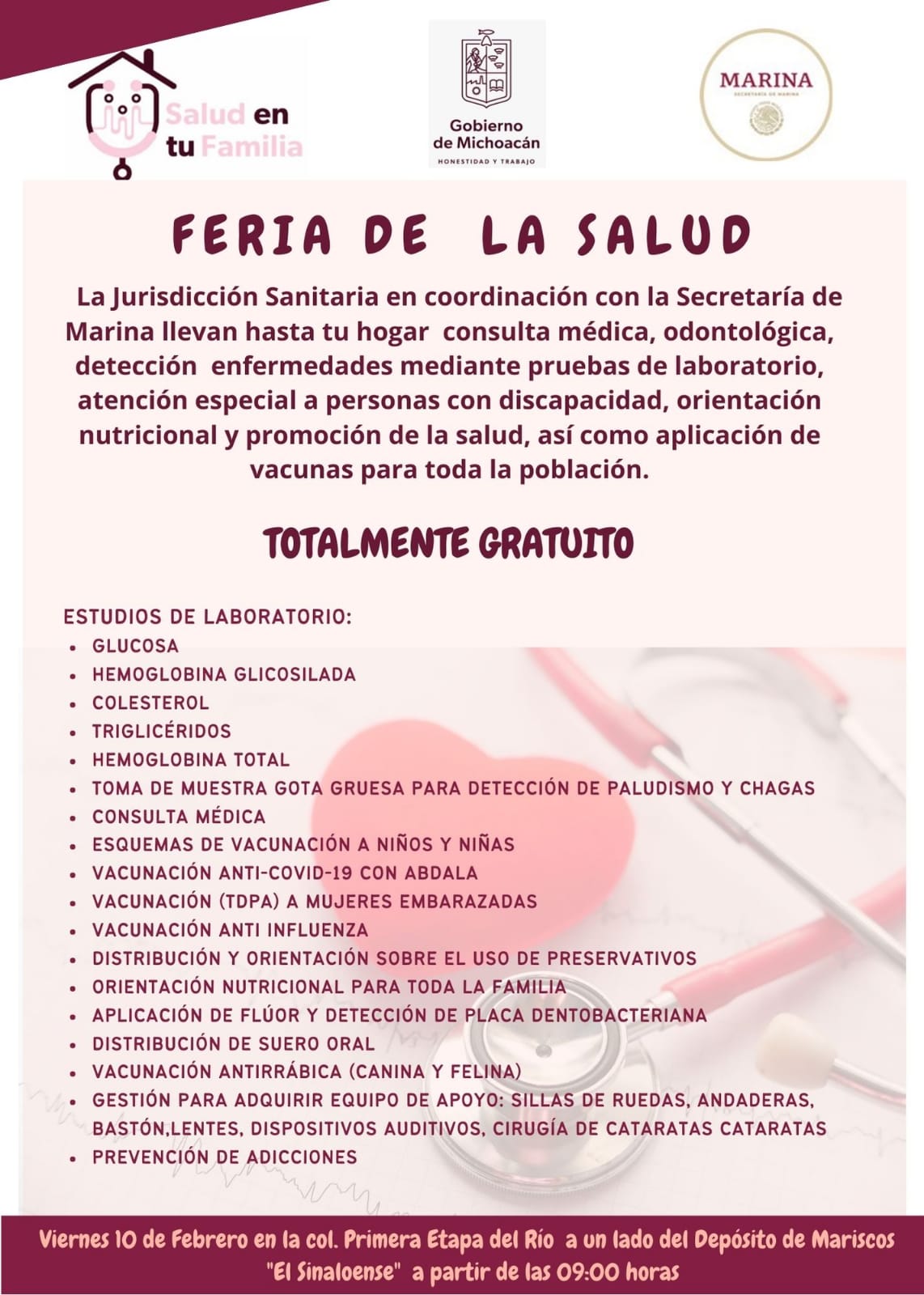 Salud Acercará Ssm Servicios Médicos Gratuitos A Lázaro Cárdenas Con Feria De La Salud 4579