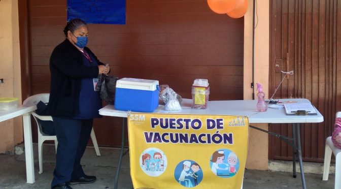 SALUD | Instala SSM 4 Módulos Itinerantes De Vacunación En Uruapan