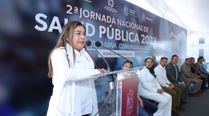 Michoacán launches second National Public Health Week